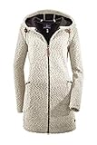 G.I.G.A. DX Damen Roshana Strickparka/Strickmantel/Parka In Strickoptik Mit Kapuze, Off White, 36