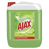 Ajax Allzweckreiniger Citrofrische, 1 x 10l - Reiniger für Sauberkeit und Frische, ideal für Büro, Betrieb, Praxis oder zu Hause, im praktischen Kanister