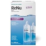 Bausch + Lomb ReNu MPS Sensitive Eyes Kombilösung - Kontaktlinsenreiniger und Aufbewahrungslösung, weiche Kontaktlinsen, 2 x 360 ml, Transparent