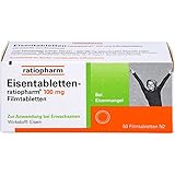 EISENTABLETTEN-ratiopharm 100 mg Filmtabletten 50 St Filmtabletten