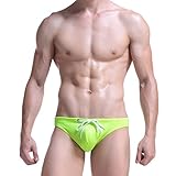 Badehose Für Herren Dunkelgrün Trunks Dreieckige Spitze Shorts Schwimmen Drucken Schwimmen Sommer Niedrige Taille Sexy Herren Herren Bademode Gepunktete Badehose