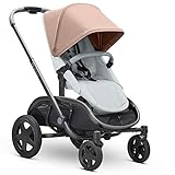 Quinny Hubb Mono XXL Einkaufskinderwagen, großer Aufbewahrungskorb, leicht zusammenklappbarer Kinderwagen, 6 Monate bis 3,5 Jahre, Kork auf Grau