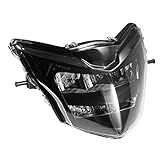 KIKAPA Motorrad Scheinwerfer Transparent Frontlampe Scheinwerfer Lampenfassung für LC135 V2 V6