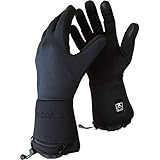 CHARLY Best of Air Fire Basic, Herren/Damen beheizbare Unterzieh-Handschuhe, Li-Ion-Akkus, Größe L