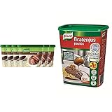 Knorr Klare Bratensaft Basis Dose Ergiebigkeit, 6er Pack (6 x 235 g) & Bratenjus pastös (vielseitig anwendbar als klarer Bratensaft, Bratensoße und braune Soße) 1er pack (1 x 0,4 kg)