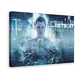 Detroit Become Human Game 2 Leinwandposter Schlafzimmer Dekor Sport Landschaft Büro Zimmer Dekor Geschenkrahmen 30 x 45 cm