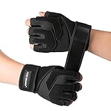 FREE SOLDIER Trainingshandschuhe mit Voller Handgelenkstütze Atmungsaktive Fitness Handschuhe rutschfeste Handflächenschutz Gewichtheben Handschuhe für Damen und Herren