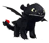 HTTYD Drachenzähmen leicht gemacht - Dragons - Plüsch Figur Kuscheltier Drachen Ohnezahn Toothless 11'/30cm - 76001661-1