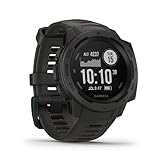 Garmin Instinct - wasserdichte GPS-Smartwatch mit Sport-/Fitnessfunktionen. Herzfrequenzmessung am Handgelenk, Fitness Tracker und Smartphone Benachrichtigungen. Viele Modelle zur Auswahl