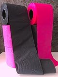 IT IS IN Super trendiges WC-Papier im Magic Mix 'black + pink' 3-lagig 6 Rollen pro Farbe/Lieferumfang 12 Rollen gesamt