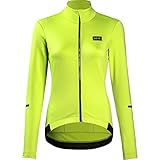 GORE WEAR Damen Thermo Fahrrad-Trikot Progress, 40, Neon-Gelb