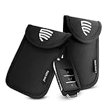 ESUS® 2X Keyless Go Schutz Autoschlüssel TÜV Geprüft Schlüsseletui Diebstahlschutz Keyless Oxford Autoschlüssel Tasche Keyless Go - Gratis Keyless Guide