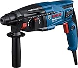 Bosch Professional Bohrhammer GBH 2-21 (mit SDS plus, inkl. Zusatzhandgriff, Maschinentuch, Tiefenanschlag, im Handwerkerkoffer)