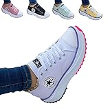 UGIF Neue Womens Canvas-Trainer, 2022 Segeltuchschuhe Damenmode Trainer, 2022 Canvas Shoes Women Fashion Trainers, Freizeitschuhe Sneaker Sommerschuhe, rutschfeste Damenschuhe