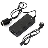 Surfmall Netzadapter Spannungswandler KFZ Auto Power Konverter Transformer 5A 12V 60 W 100V-240V AC 50/60Hz Adapter für Zigarettenanzünder