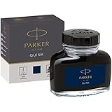 Parker Quink Füllertinte im Tintenfass | blauschwarz | 57 ml