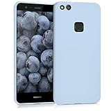 kwmobile Hülle kompatibel mit Huawei P10 Lite - Hülle Silikon - Soft Handyhülle - Handy Case in Hellblau matt