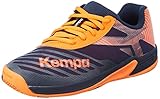 Kempa Wing Handballschuh, Marine/Fluo Orange, 39 EU