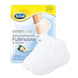 Scholl Expert Care Intensiv pflegende Fußmaske in Socken - 1 Paar Einwegsocken - Hornhaut Entfernung