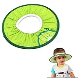 Duschhaube Kinder Baby Badevisier Verstellbarer - Kappe Wasserdicht Cap Shampoo Schutz Shampoo Bade Bad SchüTzen Weiche Kappe Hut Kappe Wasserdicht Innendurchmesser 10 Cm AußEndurchmesser 30 Cm GrüN