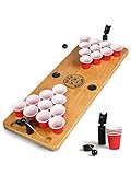 BeerBaller® Shot Pong - Bierpong als Shot Version | DIE TRINKSPIEL NEUHEIT 2022! | Inkl Ersatzteile | 24 Shot Beer Pong Becher | Ideal für JGA, Trinkspiele & als Festival Zubehör