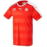 PUMA Herren Trikot Suisse Home Replica Shirt, Red/White, S