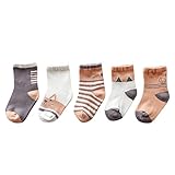 Generic Jungen und Mädchen Mode süße Cartoon Katze drucken bequeme warme Socken im Herbst und Winter Männer Socken Weihnachten (C, M)