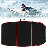 Surfboard-Tasche, Surfbrett-Bodyboard-Abdeckung, Polyester-Tragetasche, Surfzubehör (gelbe Streifen, rote Streifen, blaue Streifen) (Farbe: rote Streifen)