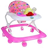 Lauflernhilfe Racer mit Spielcenter Gehfrei Gehhilfe Baby Walker in 3 verschiedenen Farben (Pink)