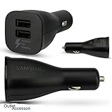 outletaccessori.it Ladegerät Samsung Original Auto Car Fast Charge Charger Ladebuchse Dual USB Schnellladekabel S6 S7 S8 S9 Plus Note 8 9 J3 J5 J7 J6 A3 A5 A7