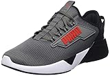 PUMA Unisex Retaliate 2 Laufschuh, Castlerock Black-High Risk Red, 45 EU