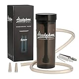 Hookahma® Haze Shisha to Go | Ideal für unterwegs, Strand, Festivals| Mini-Shisha | Inkl. Zubehör in Schwarz | Komplettset