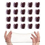 Prasacco Bun Netze,20 Pcs Individuelles Paket Unsichtbare Haar Netze 20 Zoll Wiederverwendbare Nylon Haar Netze für Buns Unsichtbare Elastische Rand Mesh für Ballett Bun Schlafende Frauen Braun