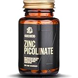 Zink Hochdosiert | 60 Schneller Wirkende Zink Kapseln Als Zink Tabletten | Immunsystem Stärken Mit Zink Picolinate 15mg | Anti Akne Kapseln | GVO-frei | Glutenfrei | Umweltfreundliches Glasverpackung