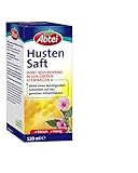 Abtei Husten Saft - mit Eibisch und Honig - spürbar reizlindernd bei gereizten Schleimhäuten und Reizhusten - für Tag und Nacht - ohne Alkohol, laktosefrei, glutenfrei - 1 x 120 ml