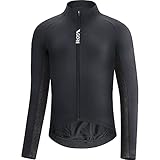 GORE WEAR Herren Thermo Fahrrad-Trikot, C5, XXL, Schwarz/Dunkelgrau