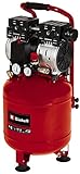 Einhell Kompressor TE-AC 24 Silent (750 W., max. 8 bar, 24 l-Tank, 135 l/min Ansaugleistung, Motordrehzahl 1450 min^-1, Manometer, Schnellkupplung, ölfrei)