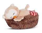 NICI 47874 Eule Owluna 12cm schlafend im Vogel-Nest Plüsch Kuscheltier Owlsons