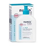 numis med Intim Waschlotion ph 4.2 - Hautberuhigende Intimwaschlotion für sehr empfindliche & sensible Haut - Intim Lotion ohne Silikone, Parabene & Mineralöl - Intimpflege (1x 200 ml)