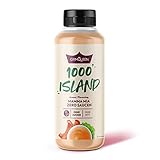 GymQueen Mamma Mia Zero Sauce, kalorienarm, ohne Fett & ohne Zucker, zum Verfeinern von Gerichten oder als Salat-Dressing, vegetarisch und laktosefrei, 1000 Island