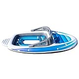 QILIN Breeze Floß, aufblasbares Breeze-Boot für 6 Personen, tragbare, weiche Sommer-Schwimmboote, Bay Floating Lounge Bed für Pool, Strand, See