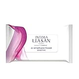 Intima Liasan by Sagrotan Intimpflege-Tücher Sensitive – Reinigende Feuchttücher für die tägliche Intim-Hygiene – Seifenfrei und Alkoholfrei – 1 x 30 Stück