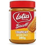 Lotus Biscoff Brotaufstrich - Crunchy Lotus Biscoff Creme - Karamellgeschmack - mit extra viel Gebäck - vegan - ohne Zusatz von Aromen und Farbstoffen , 380g (1er Pack)