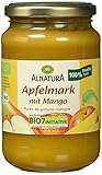 Alnatura Bio Apfelmark mit Mango, vegan, 6er Pack (6 x 360 g)