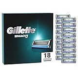 Gillette Mach3 Rasierklingen, 18 Ersatzklingen für Nassrasierer Herren mit 3-fach Klinge, 18 Stück (1er Pack)