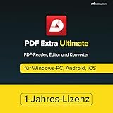 PDF Extra Ultimate | Umfassender PDF-Reader und PDF-Editor | PDFs erstellen, bearbeiten, umwandeln, kommentieren, ausfüllen und signieren | Jahreslizenz | 1 Windows-PC & 2 Mobilgeräte | 1 Benutzer