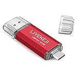 USB-Stick 64GB,Typ C Speicherstick OTG USB 3.0 Dual Flash Drive 2-in-1 Memory Stick 64gb für Laptop,PC,Typ C Android Handy (64GB)