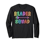 READER SQUAD Lehrer für virtuelle Alphabetisierung 100. Schultage Langarmshirt