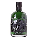 Grüner Absinth Hamlet Classic | Mit Wermut/Thujon | 69% | Totenkopf-Flasche verkorkt | (1x 0,5 l)