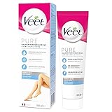 Veet PURE Haarentfernungscreme Körper & Beine, Sensible Haut, 100ml